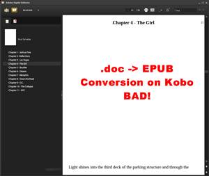 Kobo Conversion to EPUB is Terrible